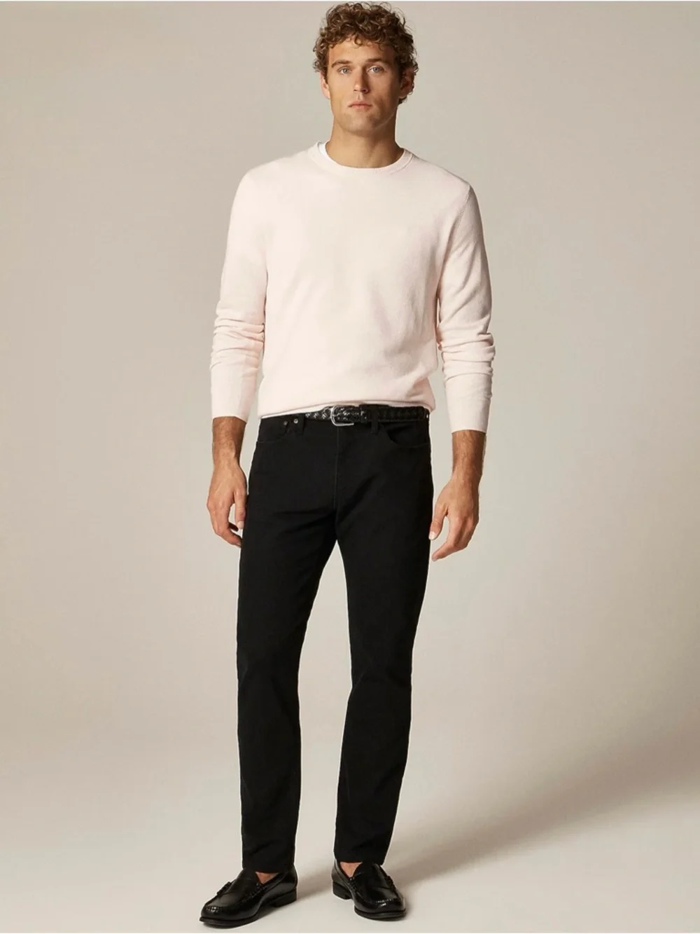 NWT J. Crew 770™ Straight-fit Bergen Five-Pocket Pant Black